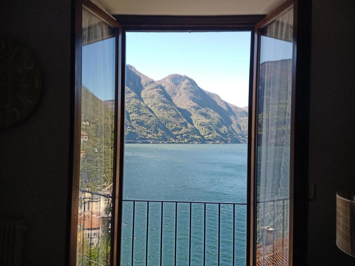 Casa con vista lago a Nesso Esterno foto