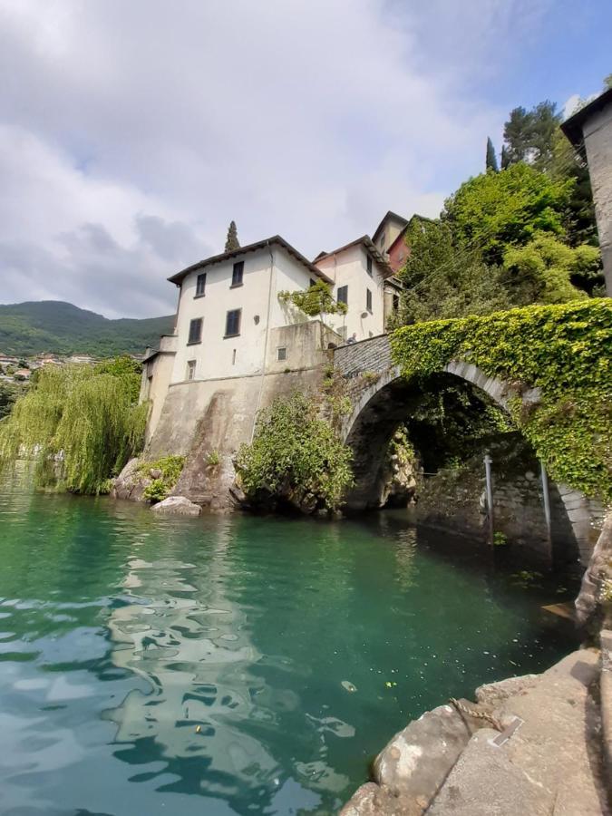 Casa con vista lago a Nesso Esterno foto