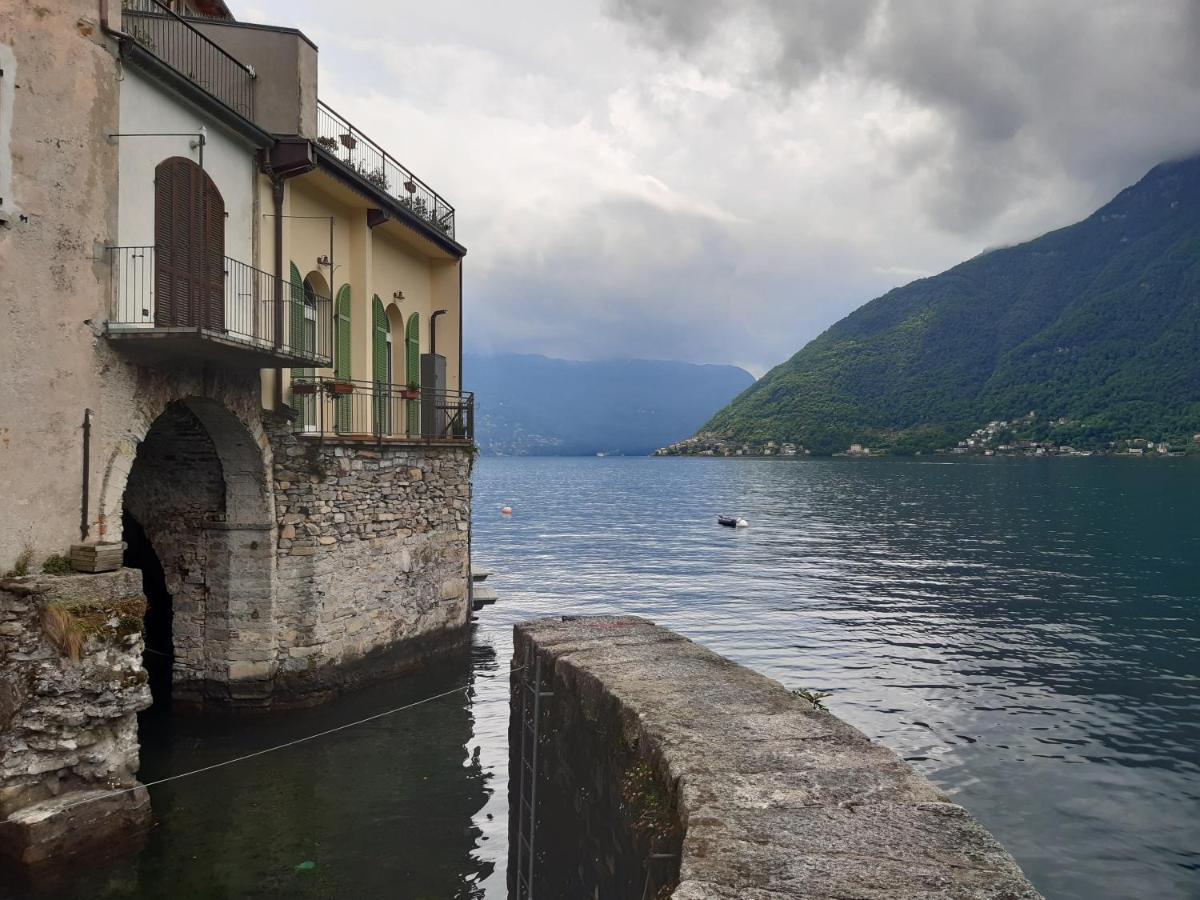 Casa con vista lago a Nesso Esterno foto