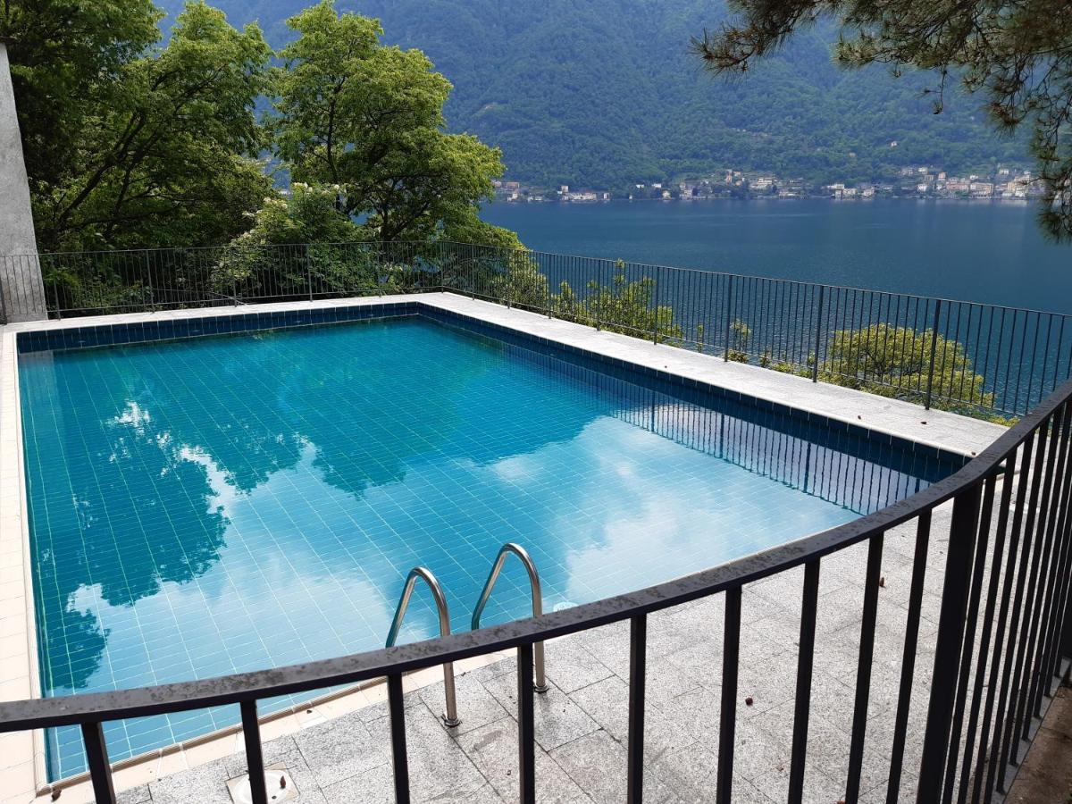 Casa con vista lago a Nesso Esterno foto